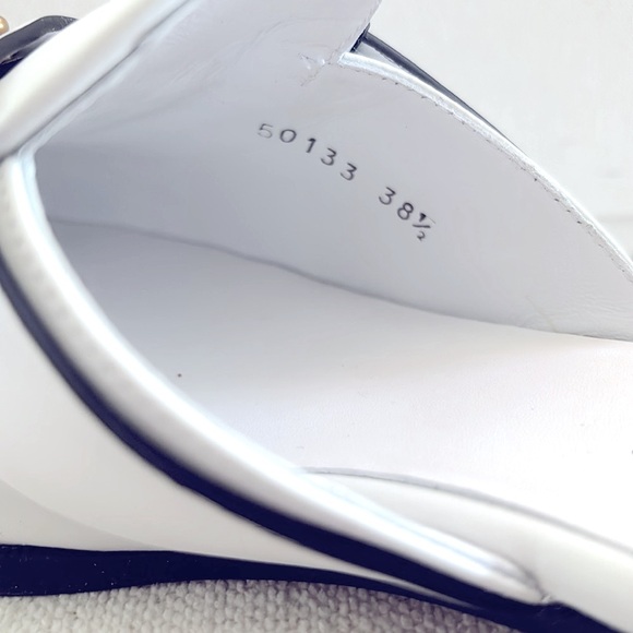 FRAME Le Sweetzer Slide. White. Size: 38.5 Stunning! New With All Packaging. - Picture 8 of 13